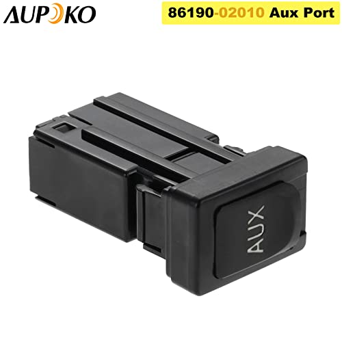 Aupoko 86190-02010 Aux Port, Auxiliary Stereo Adapter, Replacement for Toyota Avalon, Corolla, Highlander, RAV4, Sequoia, Sienna, Tacoma, Tundra - Image 2