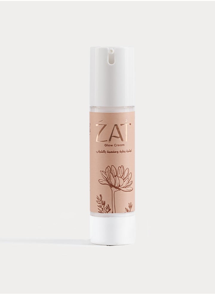 Zat - ZAT Glow Cream, Moisturising Face Cream for Hydrated Youthful Skin, 50 ml|Deeply Moisturizes|Repairs - Image 1