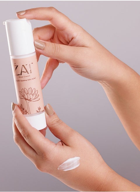 ZAT Glow Cream, Moisturising Face Cream for Hydrated Youthful Skin, 50 ml|Deeply Moisturizes|Repairs