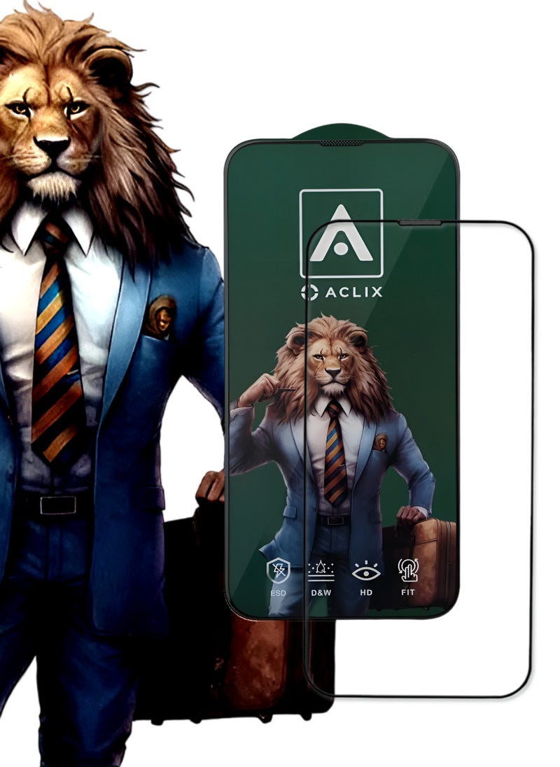 ACLIX Antistatic ESD Dustproof Premium Quality High Definition Tempered Glass Screen Protector Designed For  iPhone XS - Image 1