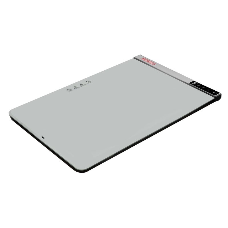 Clearline FlexiHeat 400W Food Warming Mat | Rollable & Portable Buffet Food Warmer | Digital Temperature Control (40°C–100°C) | 6-Hour Timer | Safe Silicone Surface | Sage Green/Light Grey - Image 1