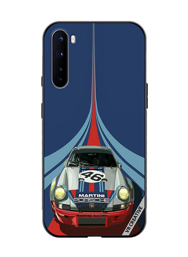 VR CREATIVE Protective Case Cover For OnePlus Nord Martini Porsche 46 Racing Car Design Multicolour - Image 1