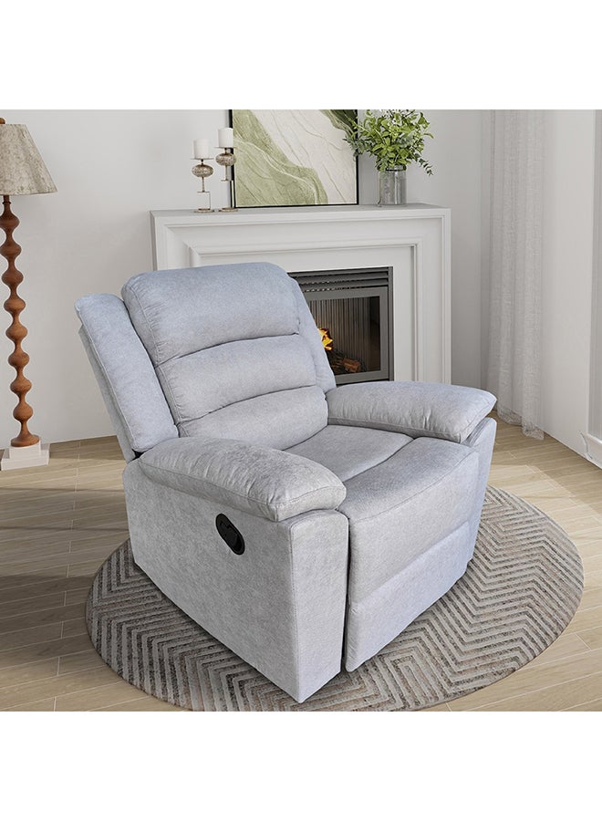 هوم بوكس كرسي استرخاء بمساند ذراعين قماش من زنوبيا - Image 2