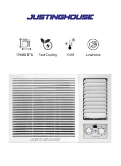 JUSTINGHOUSE Window Air Conditioner, Cooling 19600 BTU - Model JUSW-245C, High Efficiency Cooling, Practical Design
