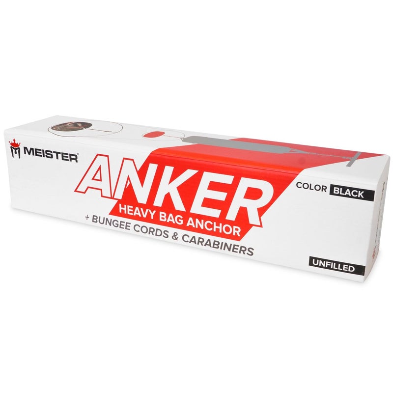 Meister Anker Double-End Boxing Heavy Bag Floor Anchor w/Bungees - Image 5