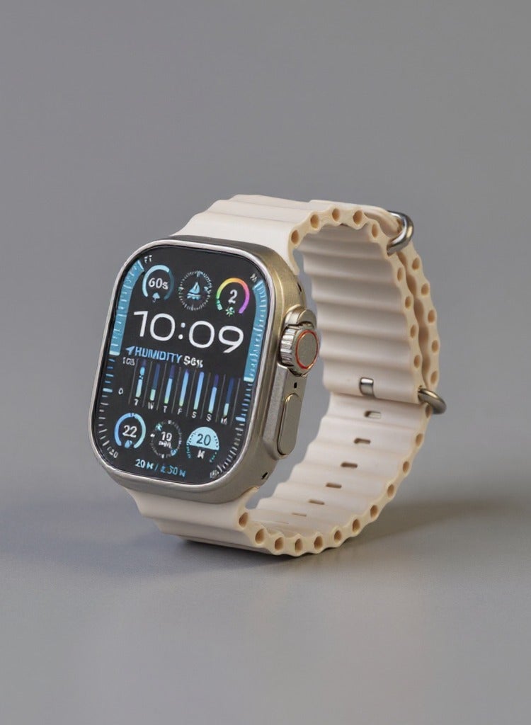 SP9 Ultra Max Smartwatch, 2.1 Inch Infinite Display ,49mm Amoled Display screen with 3 watch Straps,Bluetooth 5.3 ,180mAH, HryFine APP, IP67 Water Proof Level, 7 Days Battery Life, Pro-level Sports Modes, Blood oxygen & Pressure test ,Heart Rate Monitor, Sleep Monitoring