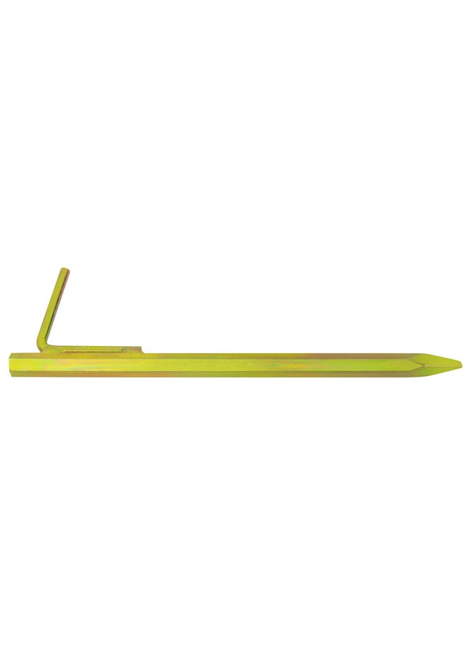 AL SANIDI Galvanized Steel Tent Dowel, Pegs, Gold, Size 30 Cm Thickness 15 mm  - Image 4