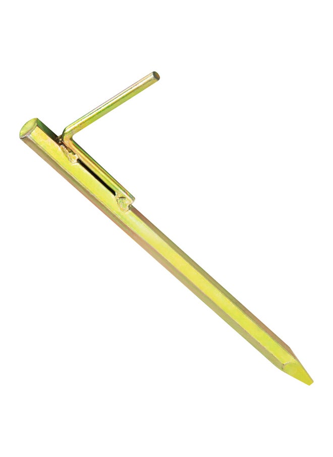 AL SANIDI Galvanized Steel Tent Dowel, Pegs, Gold, Size 30 Cm Thickness 15 mm  - Image 2