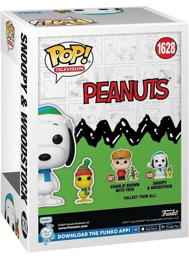 Funko - Funko POP! Television Peanuts Snoopy & Woodstock Vinyl Figures (Pack of 2) - Image 1