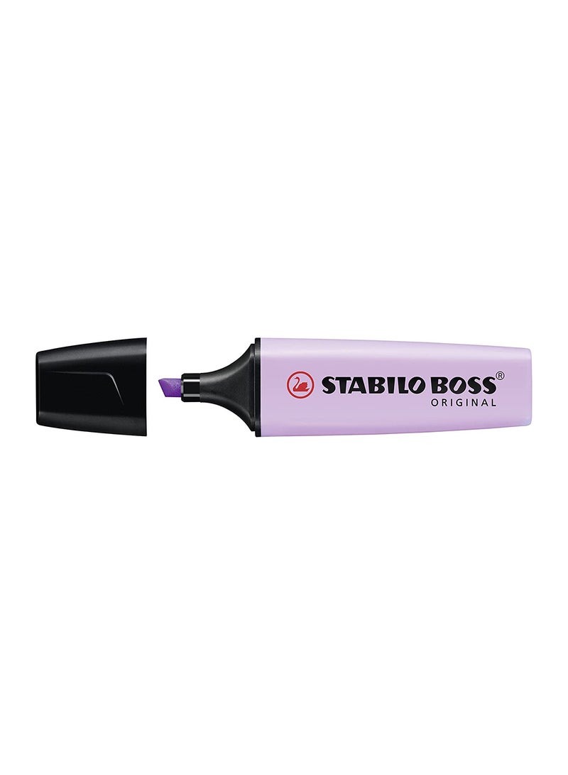 STABILO Boss Original Highlighter in Pastel Lilac Color , for Journal Planner , Marking Dictionary, Note Taking , Pack of 10 Pens  - Image 2