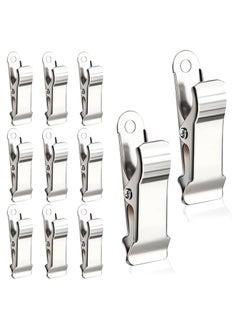 SYOSI 48 Pcs Metal Mini Clamps Spring Clamp Crocodile Alligator Clips 1/2 Inch Wide for Work smooth jaw  - Image 1