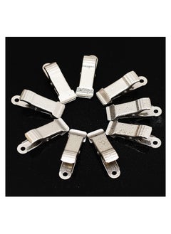 SYOSI 48 Pcs Metal Mini Clamps Spring Clamp Crocodile Alligator Clips 1/2 Inch Wide for Work smooth jaw  - Image 5