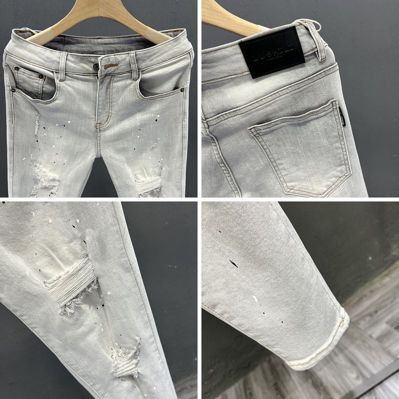 Unisex Classic Denim Jeans Loose Fit Daily Outdoor Wear - Image 5