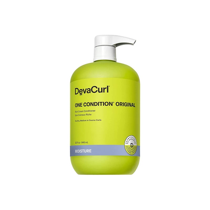 DevaCurl One Condition Original Rich Cream Conditioner, Soft Lemongrass, 32 fl. oz. - Image 1