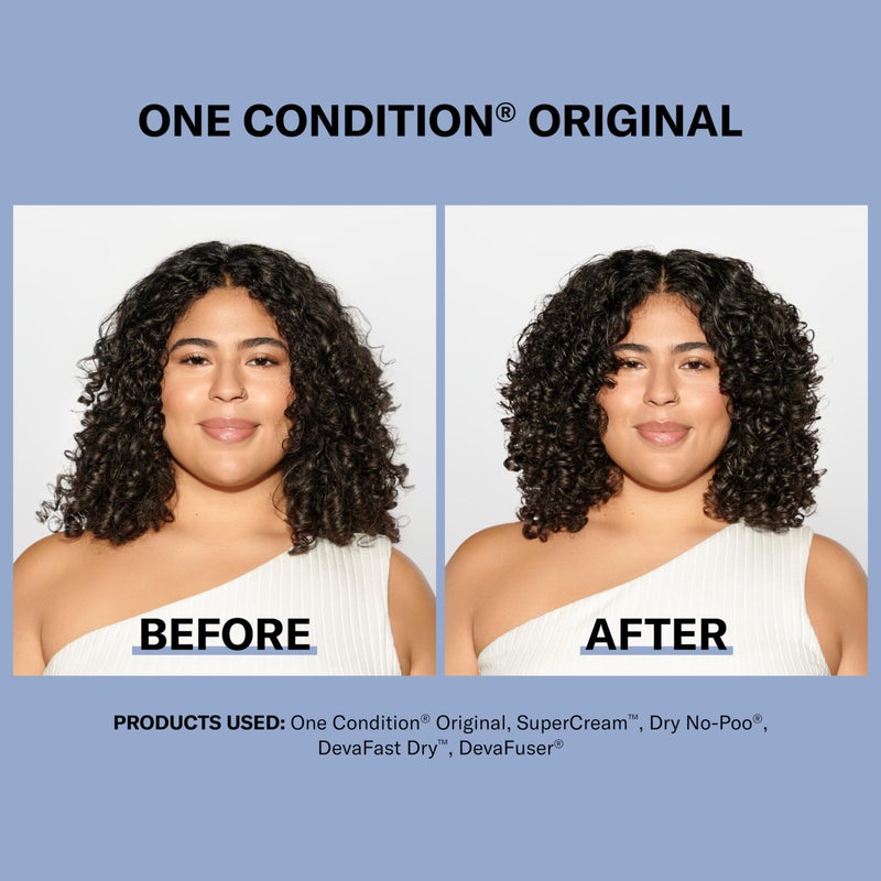 DevaCurl One Condition Original Rich Cream Conditioner, Soft Lemongrass, 32 fl. oz. - Image 3