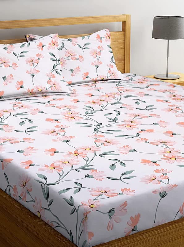 TARAIN COLLECTION Cotton Flat Double Bedsheets (Multicolor) - Image 2