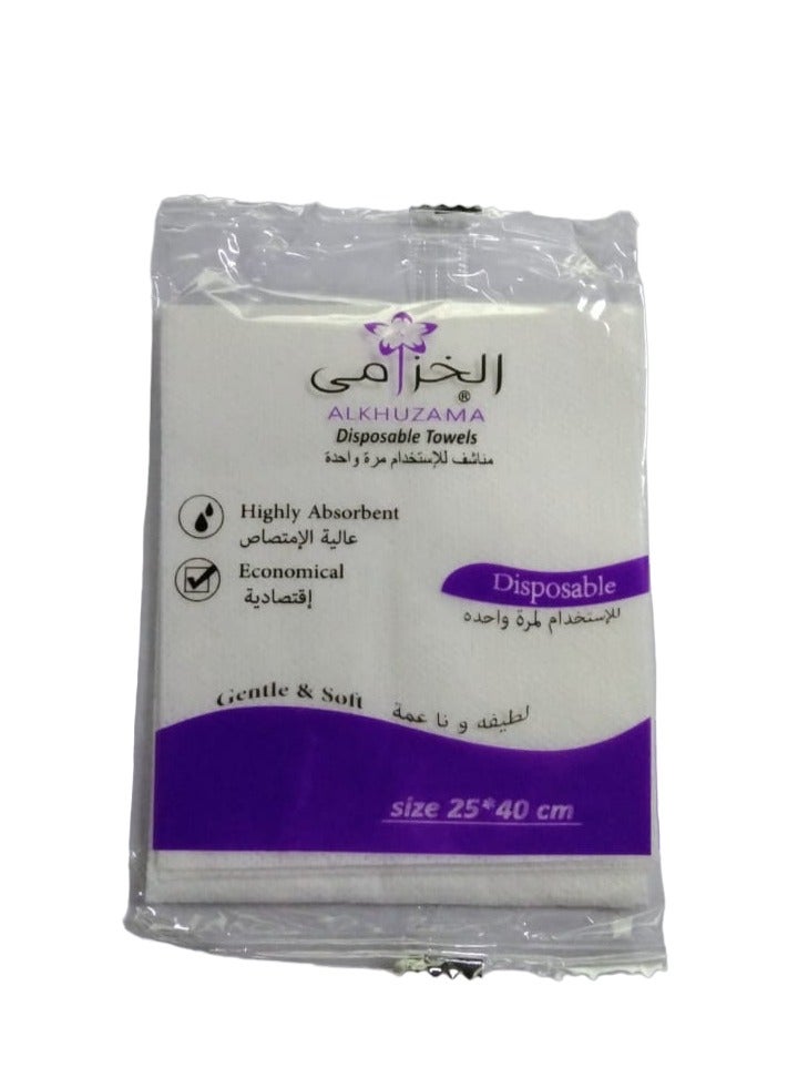 الخزامى فوط استعمال مرة واحدة لطيفة وناعمة مقاس 40x25 سم 3 قطع - Image 1