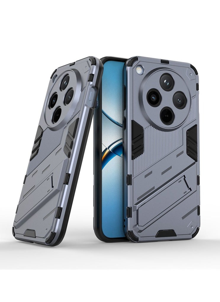General - Cover for Oppo Find X8 PRO 5G, [High Anti-Drop] Frame Bumper Soft Silicone Ultra Thin Case, with Hidden Kickstand Foldable Stand - Image 1