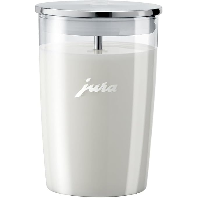 jura E8 Automatic Espresso Machine, 2.8 Inches (White, 3 Items) | 2.8-Inch Color Display, One-Touch Milk Cleaning, Includes Glass Milk Container and Clearyl Smart Plus Water Filter - Image 3