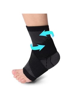 Generic Ankle Brace, Achilles & Plantar Fasciitis Relief Compression Sleeve, Foot Brace with Ankle Support Strap for Women and Men, Heel Protector Wrap for Pain, Tendonitis & Sprain  - Image 1