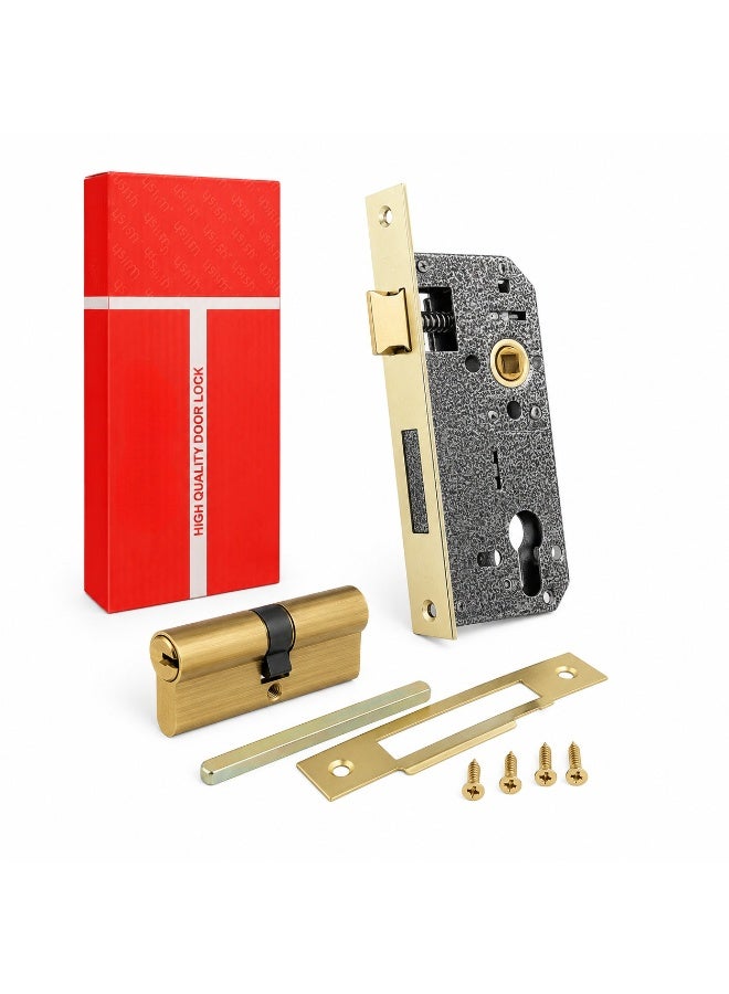 Door Lock Body With Cylinder Set High Quality Mortise Door Lock for Wooden Doors - Image 3