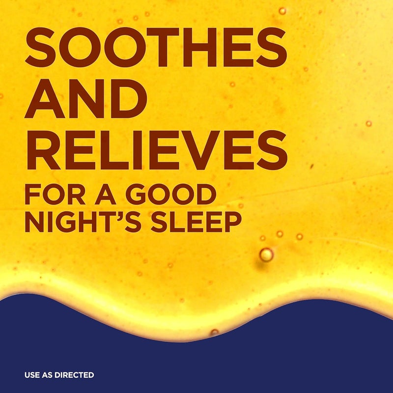 GoodSense Nighttime Honey Flavor Severe Cold and Flu Relief Liquid Medicine 12 Fl Oz - Image 4
