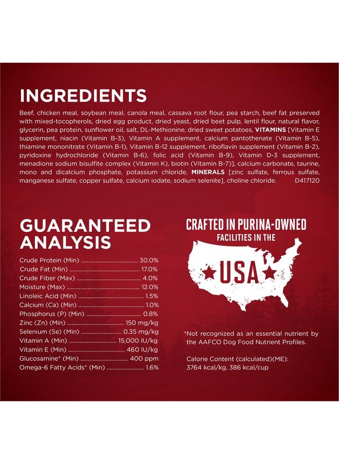 Purina ONE - Purina ONE Grain Free Natural High Protein Dry Dog Food Formula True Instinct with Real Beef with Added Vitamins, Minerals and Nutrients - 3 Pound (Pack of 1) - Image 1