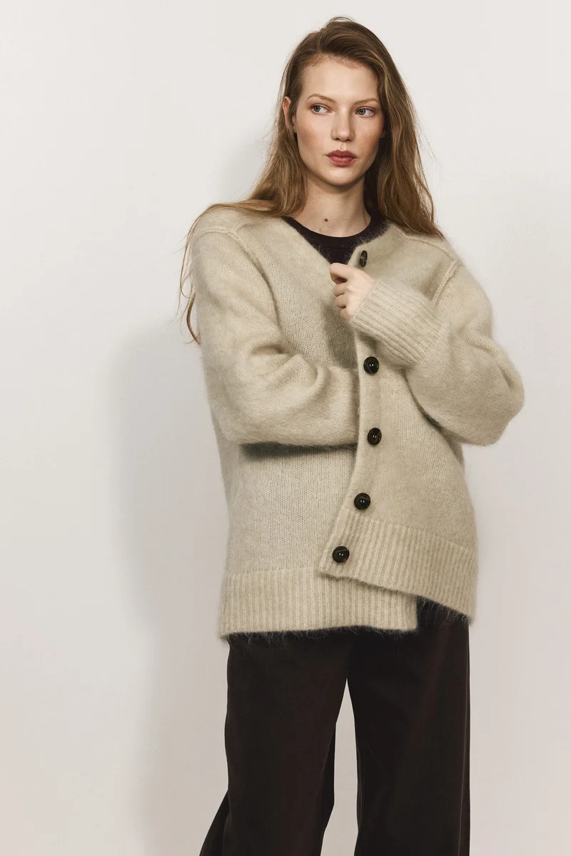 H&M Mohair-blend cardigan