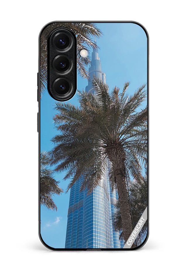 VR CREATIVE Protective Case Cover For Samsung Galaxy S25 Royal Burj Khalifa Design Multicolour