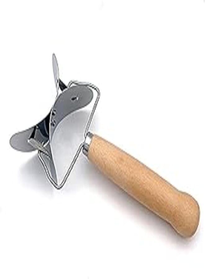 Roller for Cutting Circles, Dumpling Knife with Wooden Handle 1