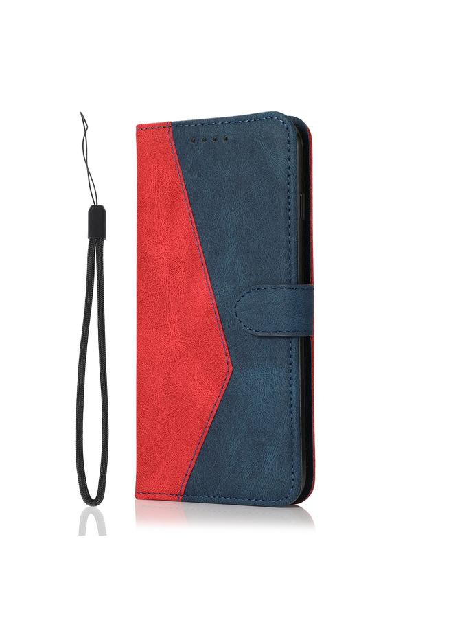 S-TOP Case For Motorola Moto G9 / G9 Play / E7 Plus Dual-color Stitching Leather Phone Case - Image 2