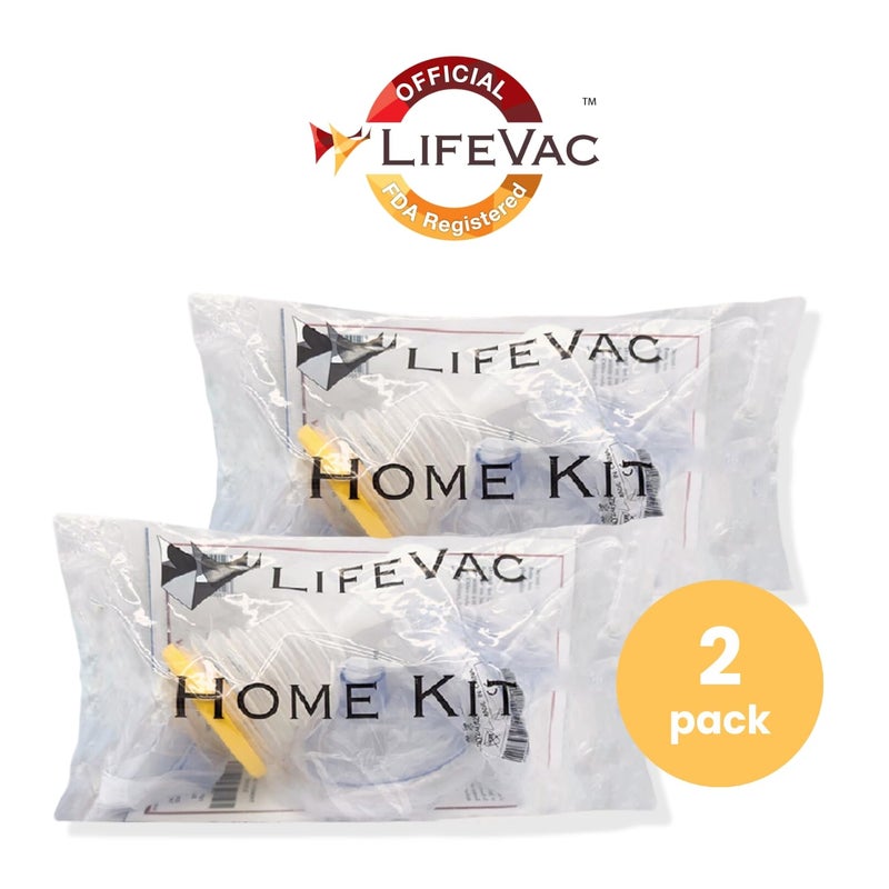 LifeVac Home Kit 2 Pack - Portable Suction Rescue Device, First Aid Kit for Kids and Adults, Portable Airway Suction Device for Children and Adults - Image 3