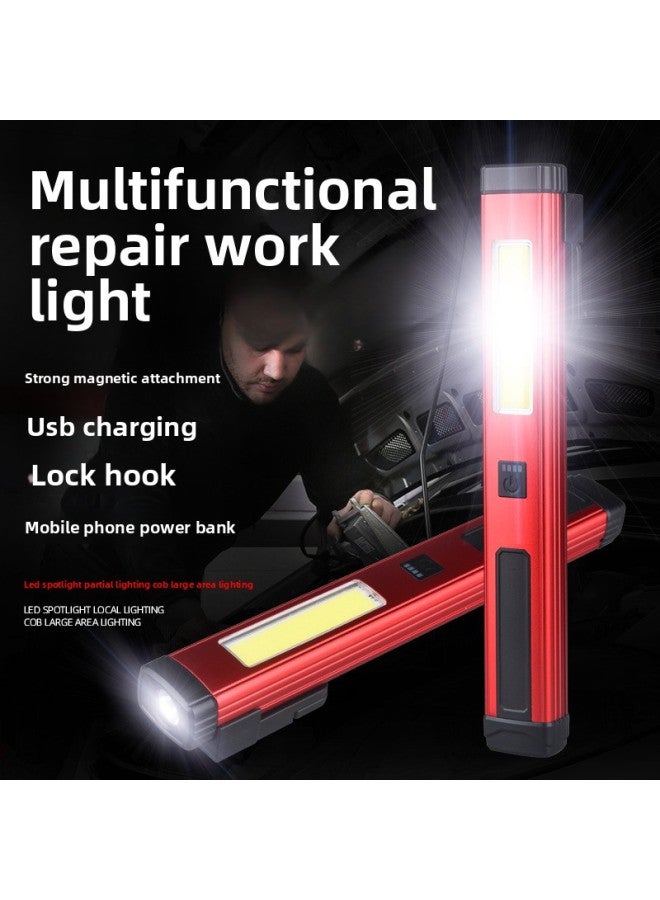 New COB Multi-function Maintenance Work Light Emergency Charging Treasure [foreign Trade Supply]]