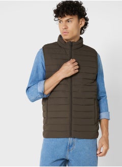 Zippered Quilted Gilet