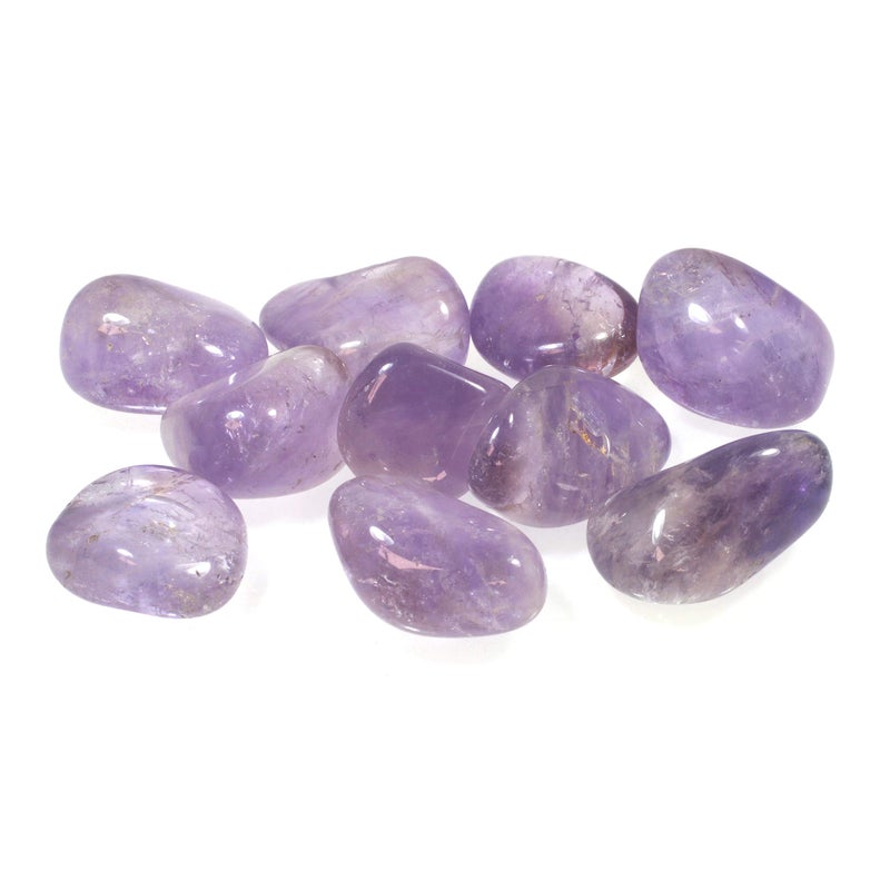 CrystalAge Amethyst Tumble Stone (20-25mm) - Pack of 5 - Image 4