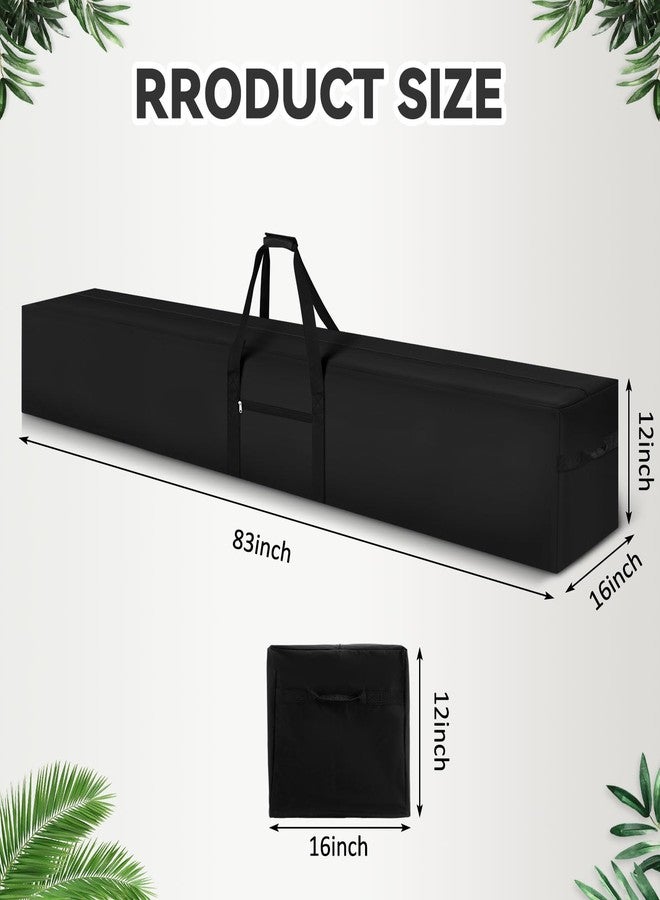 Vincreem 83 x 16 x 12 Inch, 260 L Extra Large Duffle Bag Camping Tent Storage Bag Heavy Duty Waterproof Sports Equipment Carrying Case for Tent Pole Travel Canopy Hammock Tripod Fishing Outdoor Moving - Image 2