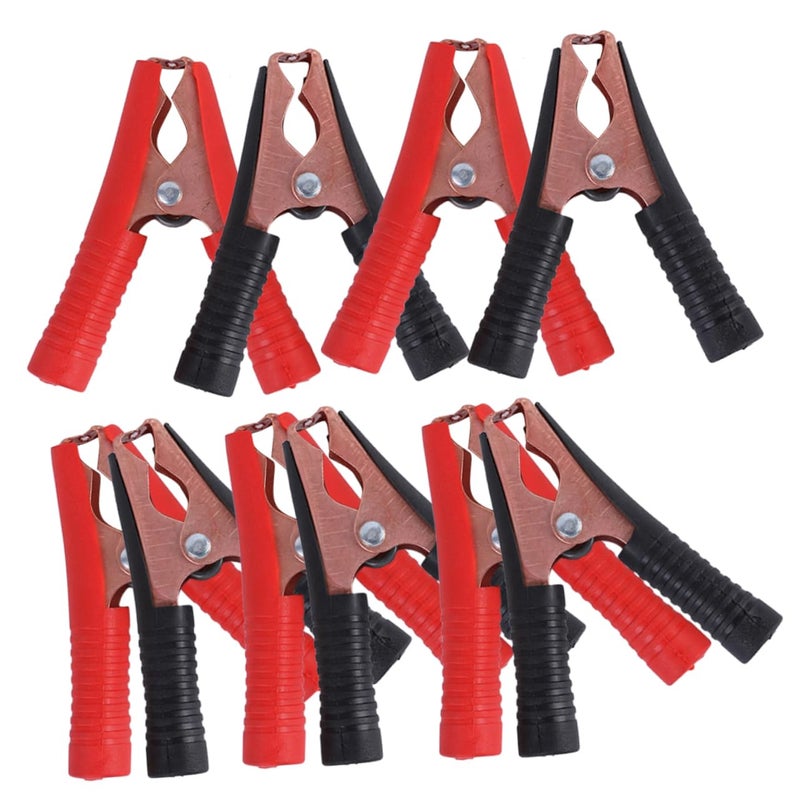 Heavy Duty 10pcs Insulated Battery Clips Automotive Electrical Test Clamps for Charging - Image 2