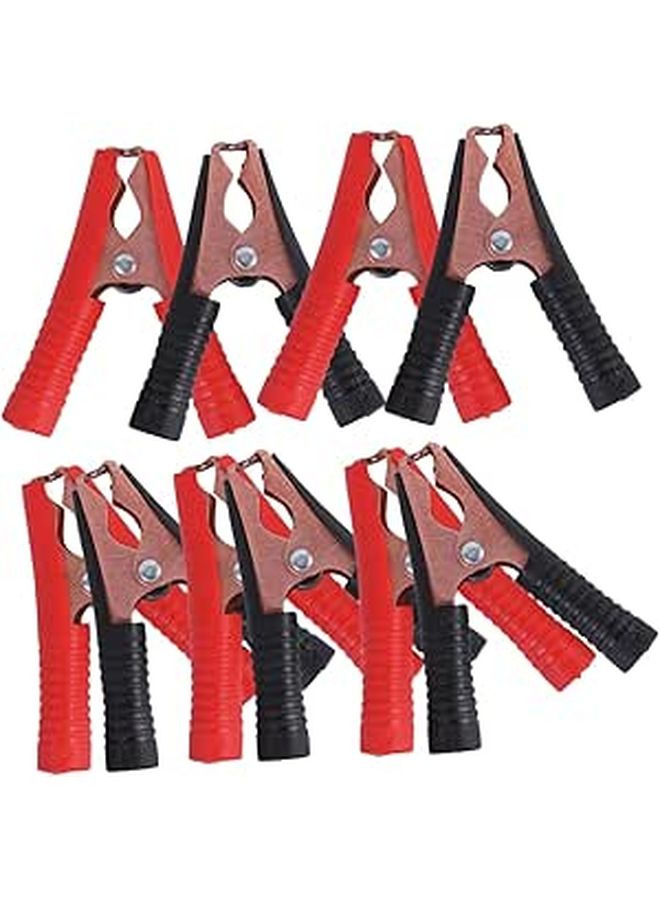 Heavy Duty 10pcs Insulated Battery Clips Automotive Electrical Test Clamps for Charging - Image 1