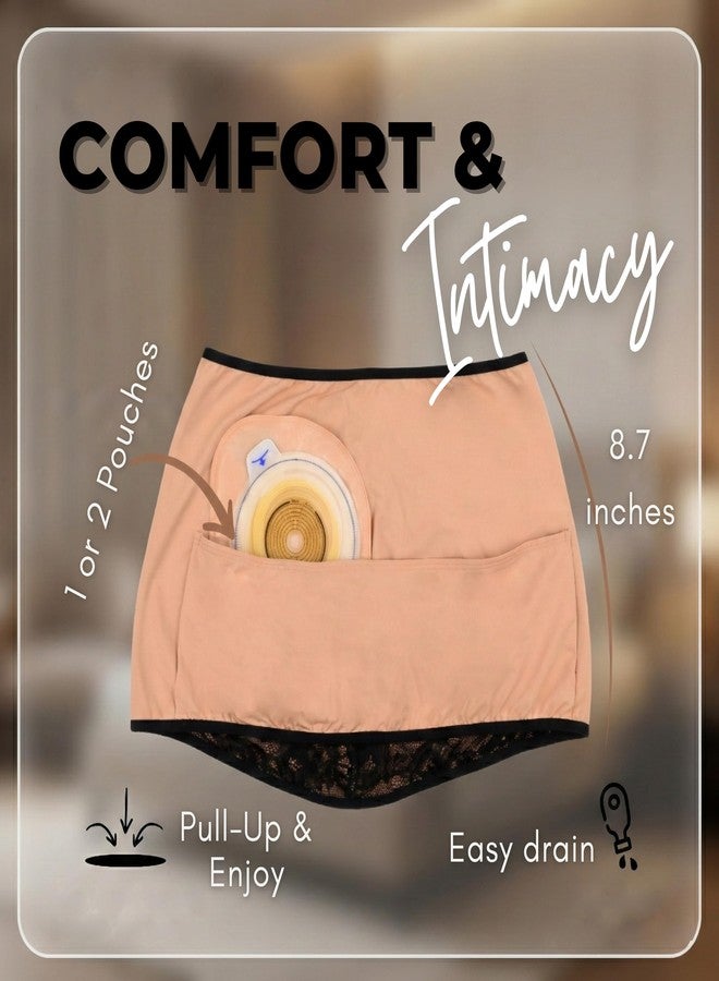 SIIL Ostomy Bag Covers for Women - Premium Flexible Ostomy Wrap Black | Fast-Dry | Anti-Leak Design | Intimacy for Urostomy, Colostomy, Illeostomy and Compatible W/All Ostomy Supplies - Made in - Image 4
