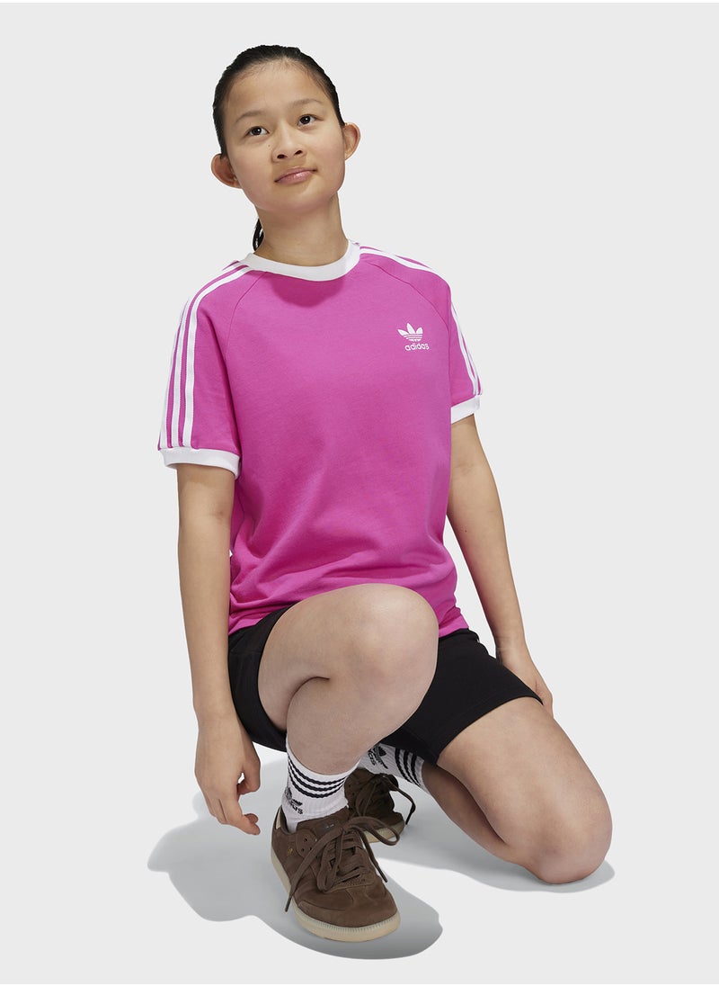 adidas Originals - Youth 3 Stripesipes T-Shirt - Image 1