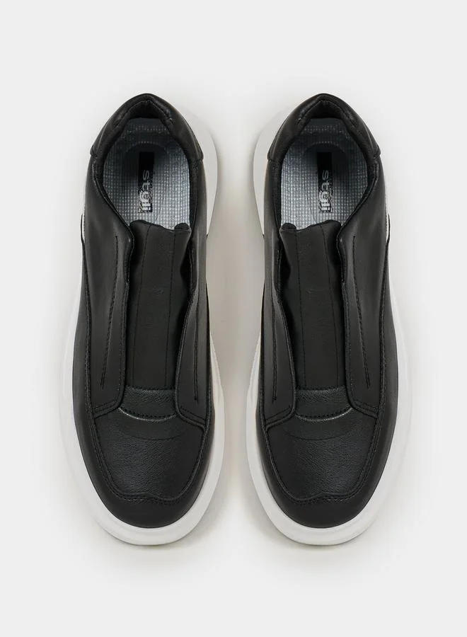 Styli Colorblock Skate Platform Slip On Sneakers