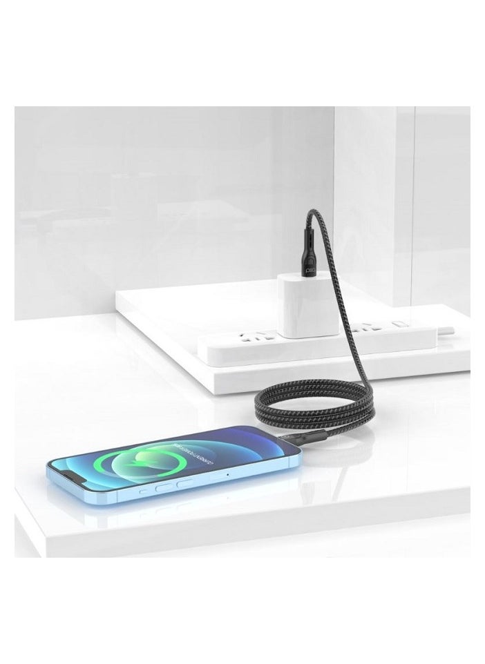 BOD - Type-C to iPhone 20w Data Sync And Fast Charging Cable 2M Black - Image 1