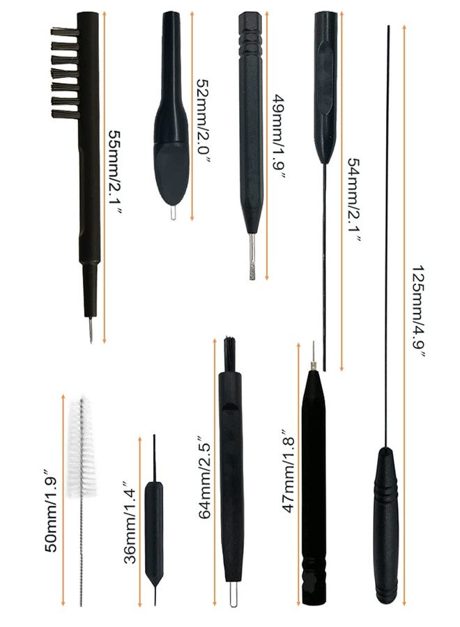AIERTING 12 Pieces Hearing aid Cleaning Kits, Hearing Amplifier Brush Tools with Wax Loop and Magnet Suitable for Earbuds,Headphones,Airpods Cleaner Brush Kits with Storage case - Image 2