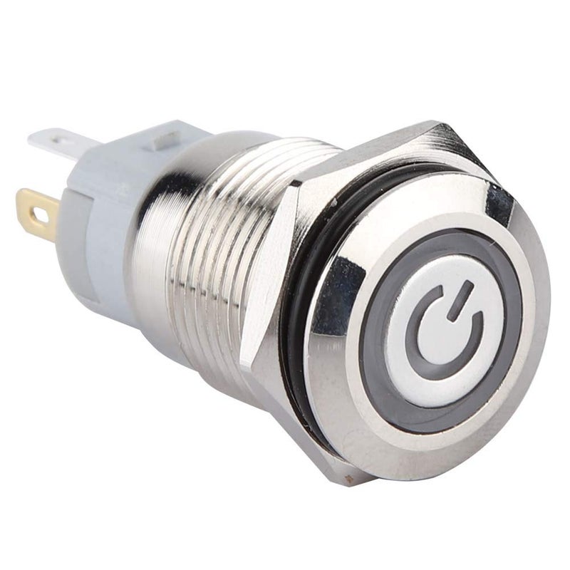 فيردي 16 ملم مفتاح ضغط معدني ذاتي القفل 40 قطعة ضوء LED 24 فولت 5 دبابيس - Image 1