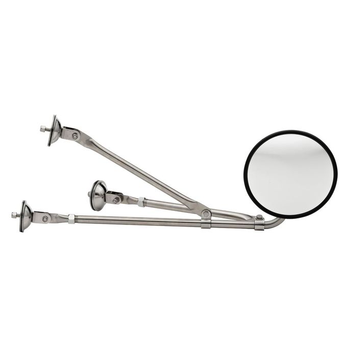 Grote 28443 Conventional Fender Mount Mirrors Stainless Steel Assembly WMirror