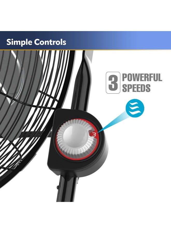 Lasko Lasko 20 High Velocity Commercial Grade Quickmount Converts From Floor Wall Mount Fan Ideal For Garages Basements Gyms 2264Qm 7 X 22 X 22 Inches Black Silver  - Image 3