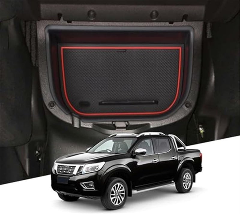 DEMULAX Car Center Console Armrest Storage Box for Nissan Navara NP300 - Image 4