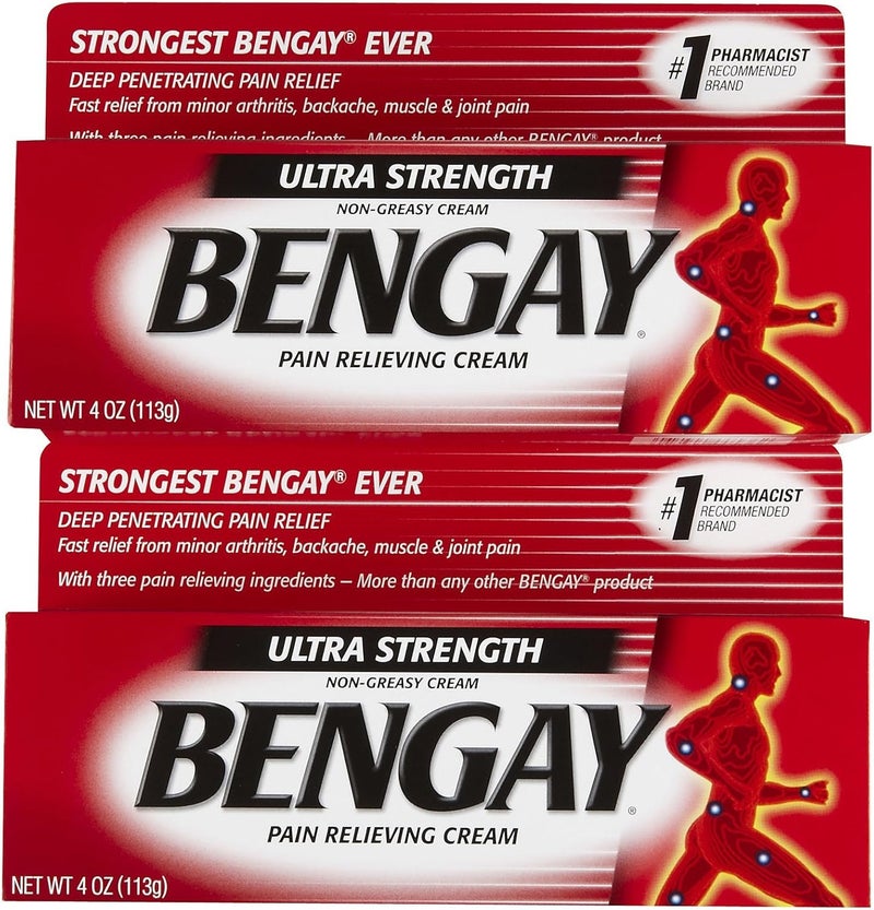 Bengay كريم بنغاي فائق القوة لتخفيف الألم (2 قطعة) - Image 1