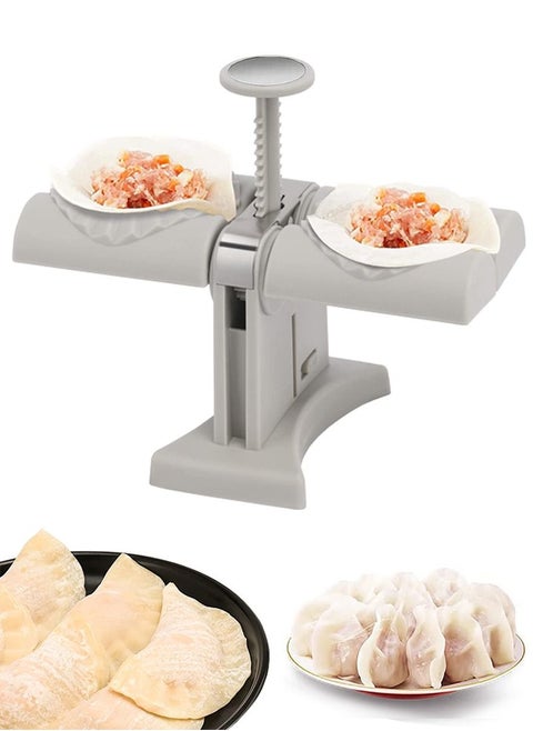 Double Header Automatic Dumpling Maker Saves Time and Energy - Samosa Maker And Qatayef Maker For Ramadan and Dinners