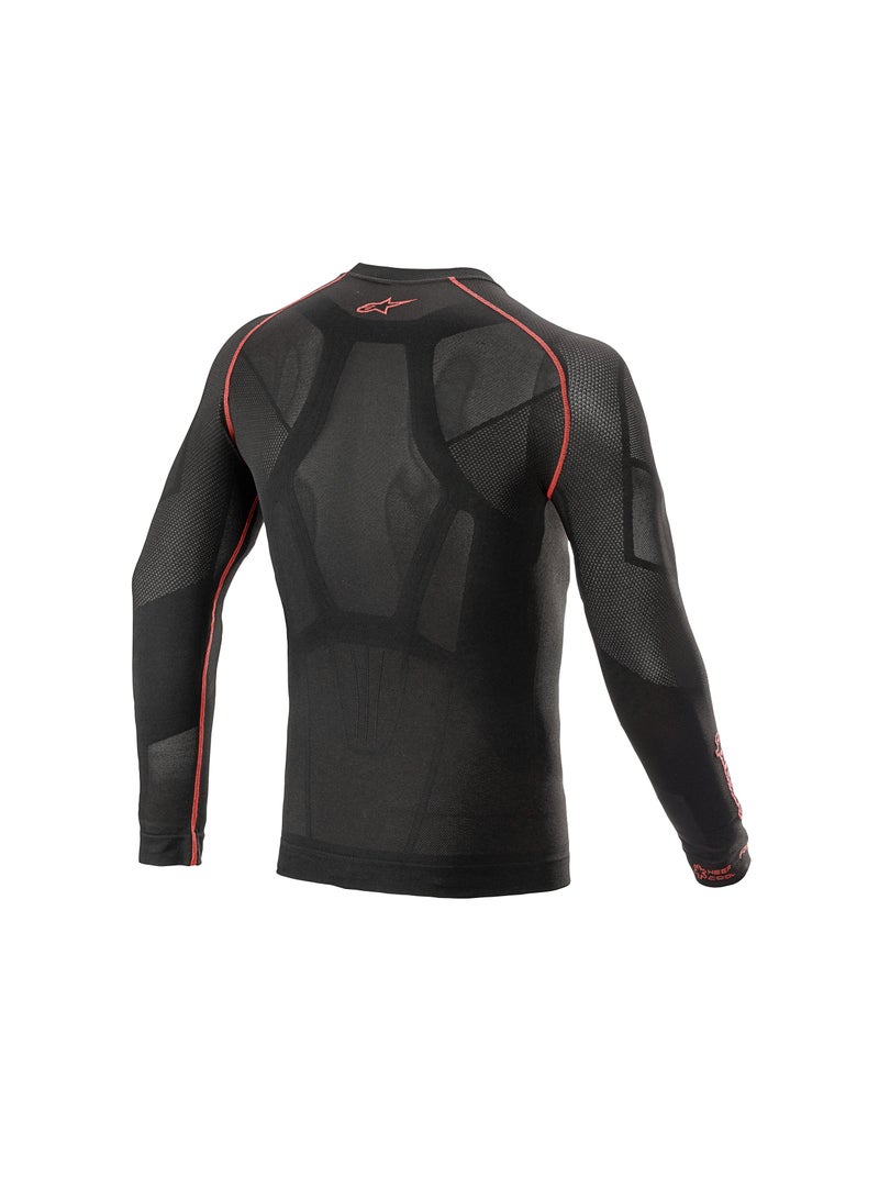 Alpinestars Alpinestars RIDE TECH V2 TOP LONG SLEEVE SUMMER - BLACK RED-M/L  - Image 2